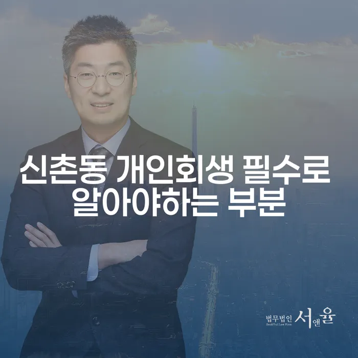 신촌동 개인회생 필수로 알아야하는 부분